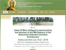 Tablet Screenshot of campstmary.org